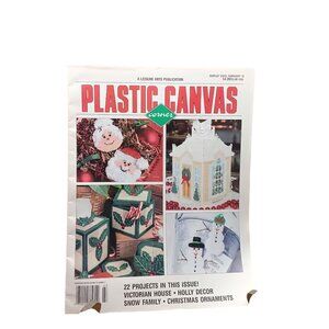Vintage Plastic Canvas Corner Magazine January 1998 Issue Featuring Victorian
